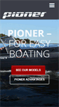 Mobile Screenshot of pionerboat.com